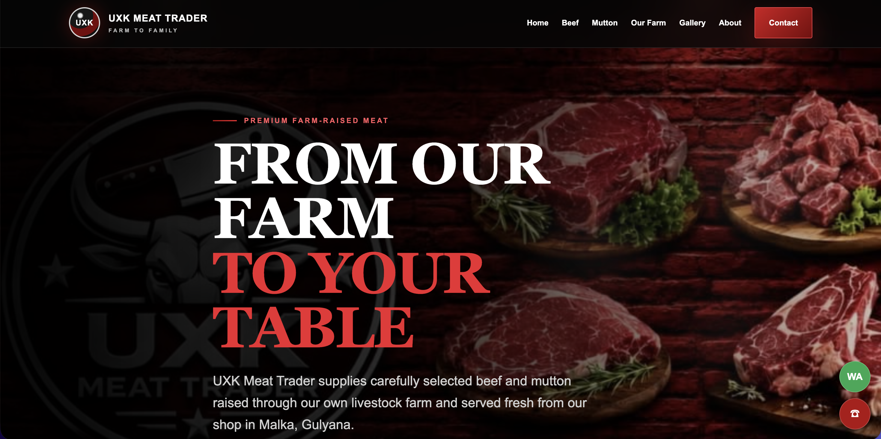 UXK Meat Trader — screenshot placeholder